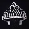 Bridal Tiaras z Dżetów Biżuteria Ślubna Dziewczyny Headpieces Urodziny Party Performance Pageant Crystal Crowns Akcesoria ślubne # T035