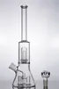 Neueste brandneue Glasbongs Dab Rigs Gerader Becher mit vier innenliegenden Perkolator-Wasserrohren mit 18-mm-Verbindung