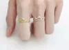 Everfast New Fashion Mountain Ring قابلة للتعديل Gold Sivler Rose Gold Plated Color for Women Ladies Girls Girls Gift Rings Jewelry EFR031