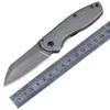 Full Titanium DA103 Pocket Folding Knife 440C Clip Outdoor Tactical Camping Hunting Survival EDC Tools Keychain Xmas Gift for Man Collection