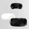 Willlustr Murano due Muranodue leucos deluxe pendant lamp white black glass diamond lighting hotel restaurant cafe suspension light