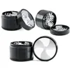 2.5inch Herb Grinder Tabacoo Crusher 63mm Alunimun Three Flower Patten Cover New Improve Sharp Teeth