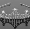 Flickor kronor med rhinestones bröllop smycken brud headpieces födelsedagsfest prestanda pagant kristall tiaras bröllop tillbehör bw-zk-001