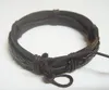 10pcs Lot Mix Style Leather Bracelets para joias de moda artesanal DIY Presente de 8 polegadas LB03280H