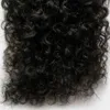 Echthaarverlängerungen Afro Kinky Curly Micro Link Echthaarverlängerungen Schwarz 100g Brasilianische Kinky Curly Micro Bead Haarverlängerungen 100er