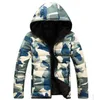 Wholesale- Free shipping Men's new winter men's cotton padded slim casual men and women couples dress down cotton camouflage coat