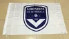 Frankreich FC Girondins de Bordeaux 3*5ft (96cm*144cm) Polyester-Flagge, Banner-Dekoration, fliegende Hausgarten-Flagge, festliche Geschenke