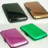 Waterproof Business ID Credit Card Wallet Holder Aluminum Metal Pocket Case Box Metal Box Money Wallets Case