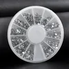 Hurtownie-1700 Sztuki 1.5mm 3D DIY Dżetów Nail Dżetki Glitter Diamond Gems Porady Porady Nail Art Beauty Decoration Wheel Na997