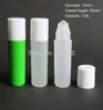 Darmowa wysyłka - 300 * 2ml Mini plastikowa rolka na butelce, 2cc Mała rolka na butelce perfum, 2 ml plastikowa butelka perfum