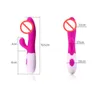 Waterproof Women Dual Vibrator G-spot Dildo Wand Female Massager Adult Sex Toys #T505