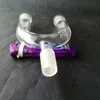 B-01 pipe en verre Glass Bubbler pipe à fumer convertisseur d'eau