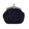 Fait à la main lourd sequin perlé sac à main de mariée dame mariage bal cocktail soirée pochette sac à main argent noir rouge or vert C8848603