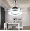 Dimming Remote Control 42inch LED Ceiling Fans Lights with Changeable Light 220V 110V for Home decor