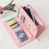 Hot Fashion Vrouwelijke Portefeuilles Hoogwaardige PU Lederen Portemonnee Dames Lange Stijl Koeienhuid Portemonnee Merk Capaciteit Clutch Card Houder Pouch