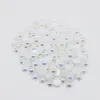 Perle di mezza perla in ABS intero Bianco puro Colore AB Tutte le dimensioni Flatback Colla su strass per la decorazione di vestiti3227