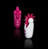 AA Designer Sex Toys Unisex TSY Licking Toy 7 velocità di rotazione vibrante lingua del sesso orale Vibratori del clitoride femminile giocattoli del sesso del seno in silicone per le donne