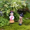 Mini Korean Lovers Garden Decorations Figurines DIY Miniatures Fairy Garden Moss Terrariums Resin Crafts Decoration Micro Landscaping Accessories