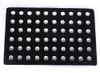 Neue schwarze Leder Snap Charms Halter Organizer Display Basis Diy Ingwer Snap Schmuck für 12mm 18mm Druckknöpfe