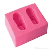 Scarpe da bambino stampo torta in silicone 3d carino scarpe forma forme fondente muffa fai da te cupcake decoratio candela sapone stampo sapone strumenti di cottura