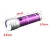 9 lanterna de lanterna LED Luz de tocha 8 LEDS 1 laser ao ar livre Mini LED 300lm Camping ￠ prova d'￡gua