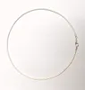 10pcs/lot Silver Plated Chokers Necklace Cord Wire For DIY Craft Jewelry Gift 18inch W20