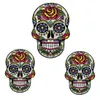Low Custom Sugar Skull Calavera Patch Brodé Iron-On Skeleton Day of the Dead Emblem 279W