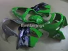 طقم أدوات تشكيل لخيول دراجة نارية خضراء زرقاء من مجموعة Kawasaki Ninja ZX9R 98 99 ZX9R 1998 1999 TY02