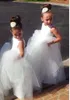 New Flower Girl Dresses v Back Ball Gown 공동체 파티 대회 파티 미인 대회 드레스 어린 소녀 어린이 드레스 결혼식을위한 어린이 드레스 233h