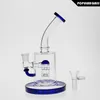 SAML 19cm Tall Glass bong Hookahs Diffusion Oil rigs Good Function smoking water pipe Joint size 14.4mm PG5109