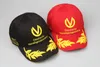 Michael Schumacher Cap F1式レーシングメンズ帽子小麦刺繍ゴラススナップバックスポーツ骨屋外ブラック/赤野球キャップ