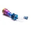 6 in 1 Universal Domeless Titanium Nails Smoking Quartz hybrid dish 10mm 14mm 18mm Male Female GR2 for Glass Bongs Water Pipes Dab Rigs