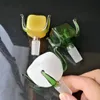 Longxu kleine vierkante bubbel glazen bongs accessoires, glazen rookpijpen kleurrijke mini multi-kleuren handbuizen beste lepel glazen pijpen