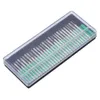 All'ingrosso- 30 pezzi / set fai da te 3.0mm corindone aste diamantate per molatura vetro giada incisione testa lucidatura ago per trapano strumento nail art manicure