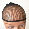 10PCS lace Elastic Unisex Stocking New Wig Liner Cap Snood Nylon Stretch Mesh Black8153075