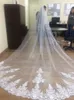 4 Meters One Layer Long White Ivory Lace Wedding Veil WITH Comb Velos De Novia Bridal Veil