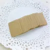 Tebrik Kartları Toptan-100 adet Kahverengi Kraft Kağıt Etiketleri Etiket Bagaj Düğün Not DIY Boş Fiyat Asmak Etiketi Hediye Toptan1