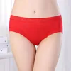 Bom Presente de Presente de Fibra de Bambu na Calça de Cintura Calcinha Mulher Mulheres Sexy Underwear NP041