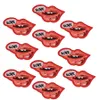10pcs kiss love Sequined patches for clothing iron embroidered patch applique iron sew on patches sewing accessories for clothes