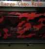 Rouge Camo Car Wrap Vinyle Avec Air Rlease Gloss / Matt Arctic Camouflage couvrant les graphiques Imprimé STYLING taille 1.52X30M ROLL