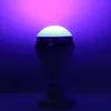 Bluetooth Smart LED-lampa Musik Ljudhögtalare 6W Vit RGB-belysningslampa E27 Bulb Trådlös kontroll fungerar med telefon