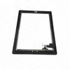 Pannello in vetro touch screen da 60 pezzi con adesivo per pulsanti digitalizzatore per iPad 2 3 4 in bianco e nero