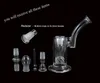 D020 bubbler bong hand blown glass bubbler perc water percolator smoking color pipe two functions