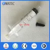 DHgate Recommendation Top Seller Glue Dispensing Syringes 5cc / 5ml 10sets with tip caps Free Shipping Dispensing Syringes