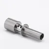 Chiodo in titanio flusso con fori per l'aria 10mm / 14mm / 18mm disponibile chiodo tia senza cupola in titanio di grado 2