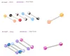 105pcs/set Mix Acrylic Stainless Steel Eyebrow Navel rings Belly Lip Tongue Ring Nose Bar Rings Body Piercing Jewelry C060