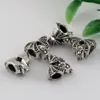 Hot ! 120pcs Antique Silver Alloy Bat In Flight Big Hole Spacer Beads Fit European Bead Bracelet 13X13X8MM