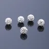 100st 10mm Crystal Beads Multicolors Pave Clay Disco Ball Pärlor för halsbandsarmband smycken Pendant Charms3313271