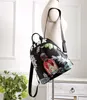 2017 Nouveau style Femmes En Cuir EXO École Sac À Dos Preppy Style Petite Impression Voyage Floral Sac À Dos Pour Les Adolescentes Sac mochila feminina