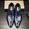 2017 nouvelle mode Crocodile Style hommes chaussures habillées de haute qualité hommes Oxford, chaussures Oxford pour hommes, chaussures de robe de mariée